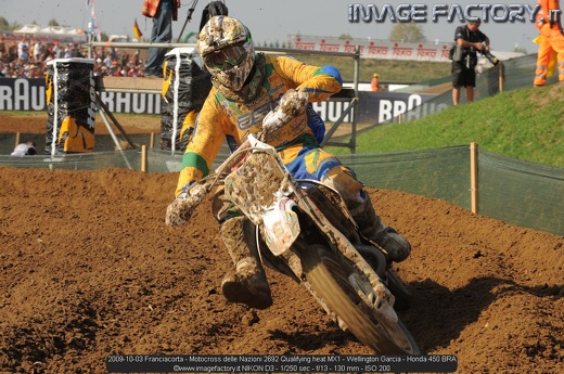 2009-10-03 Franciacorta - Motocross delle Nazioni 2692 Qualifying heat MX1 - Wellington Garcia - Honda 450 BRA